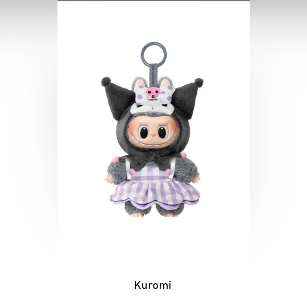 Labubu x hello kitty confirmed- KUROMI